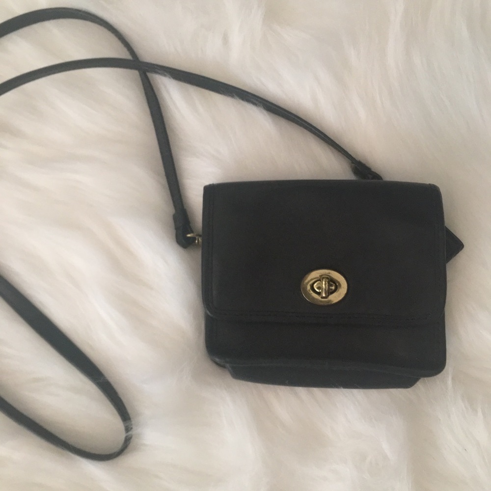 COACH Vintage Leather Petite Crossbody